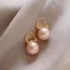 French Women's Earrings Pearl Dong Qing Retro Light Luxury High-end Texture Simple Temperament New Trendy Earrings
