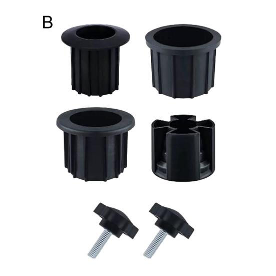 6/8/12Pcs Umbrella Stand Parts Replacement Weather-Resistant Parasol Stand Accessories Heavy Duty Umbrella Base Bracket with M8 Screws