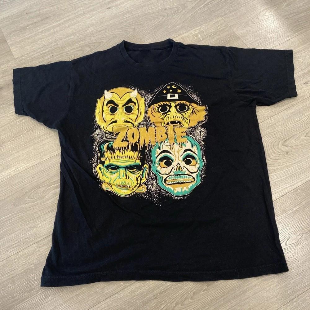 

Hot Popular Rob Zombie Black Gift Funny Cotton S to 5XL Shirt ZL533 Unisex T-Shirt XXXXL