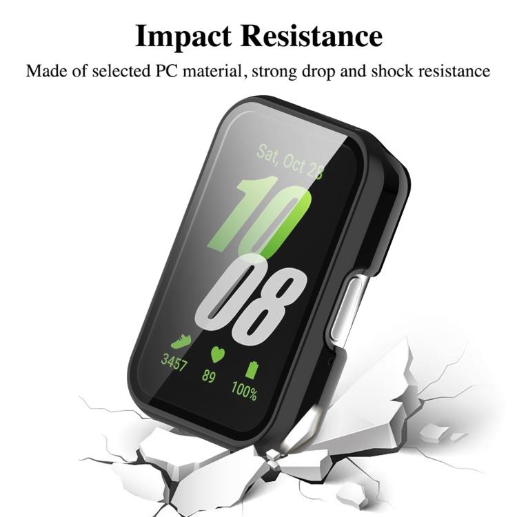 Tempered‑Film Integrated PC Anti‑Scratch Full Protective Watch Case Cover For Huawei Band 11 / 11 NFC