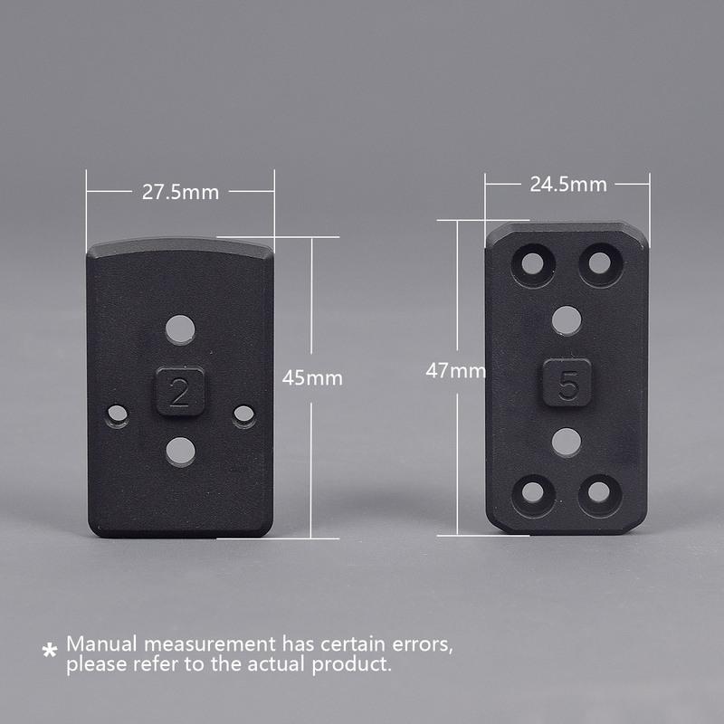 35/45 Degrees Offset Optical Side Metal Mount For T01 T02 RM Red Dot Sight Scope Base Bracket 20mm Rail Hunting Accessories