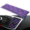 New 10 PCS Car Air Conditioner Outlet Decorative Soft Strip Accessories Auto Interior Grille Decorative Strip Universal U-shaped