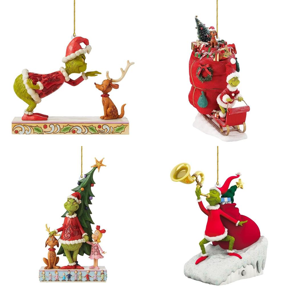 Grinch Christmas Trees Ornaments Xmas Home Decor Pendant Gift
