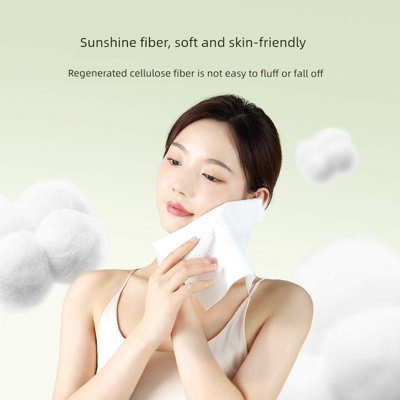 Amortals/Ermutao Ermutao Facial Cleansing Towels, Large Pack of 70 Sheets * 10 Packs, Disposable Face Wipes