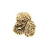 Poodle - gold-plated pin brooch, elegant dog ornament, unique pin by Art-Dog brand
