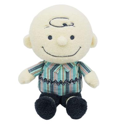 Nakajima Corporation Peanuts Mint Stripe Charlie Brown Medium Plush Toy 184382-23