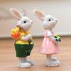 Easter Garden Courtyard Decoration  Animal Ornament Window View Kindergarten 2PC