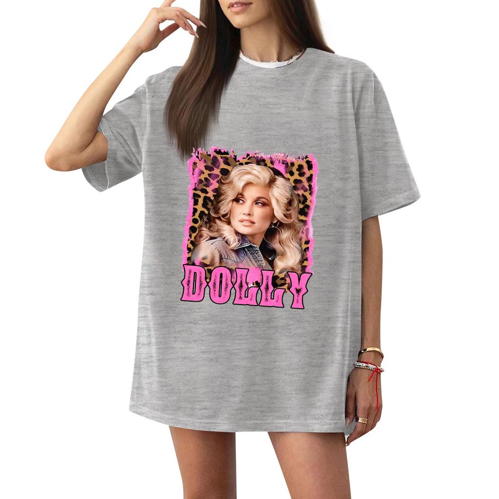 Women's Casual Letter Print Short Sleeve T-Shirt