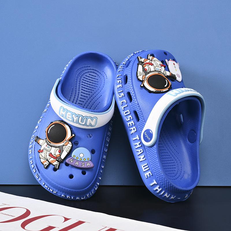 

Print Adorable Cartoon Nonslip Kids Sandals In Multiple Sizes For Boys And Girls Summer Wear 180 королівський синій колір