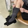 Women's New Spring and Summer Long Knee High Cotton Socks
