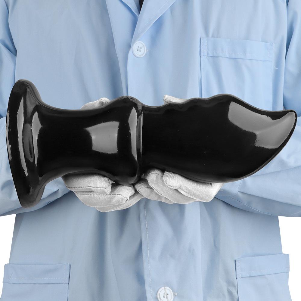 Extra Large Black PVC Butt Plug Anal Sex Toy Dildo Masturbator Big Dick Gay Fisting 18+