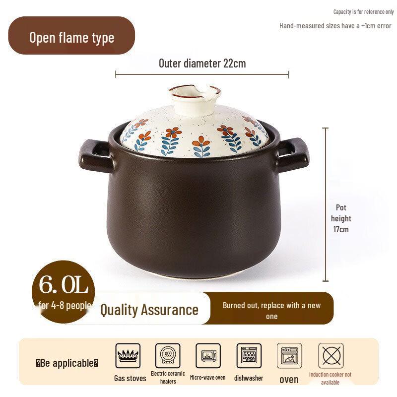 Lichuan Huaxing Japanese Style Crack-Resistant Casserole Pot