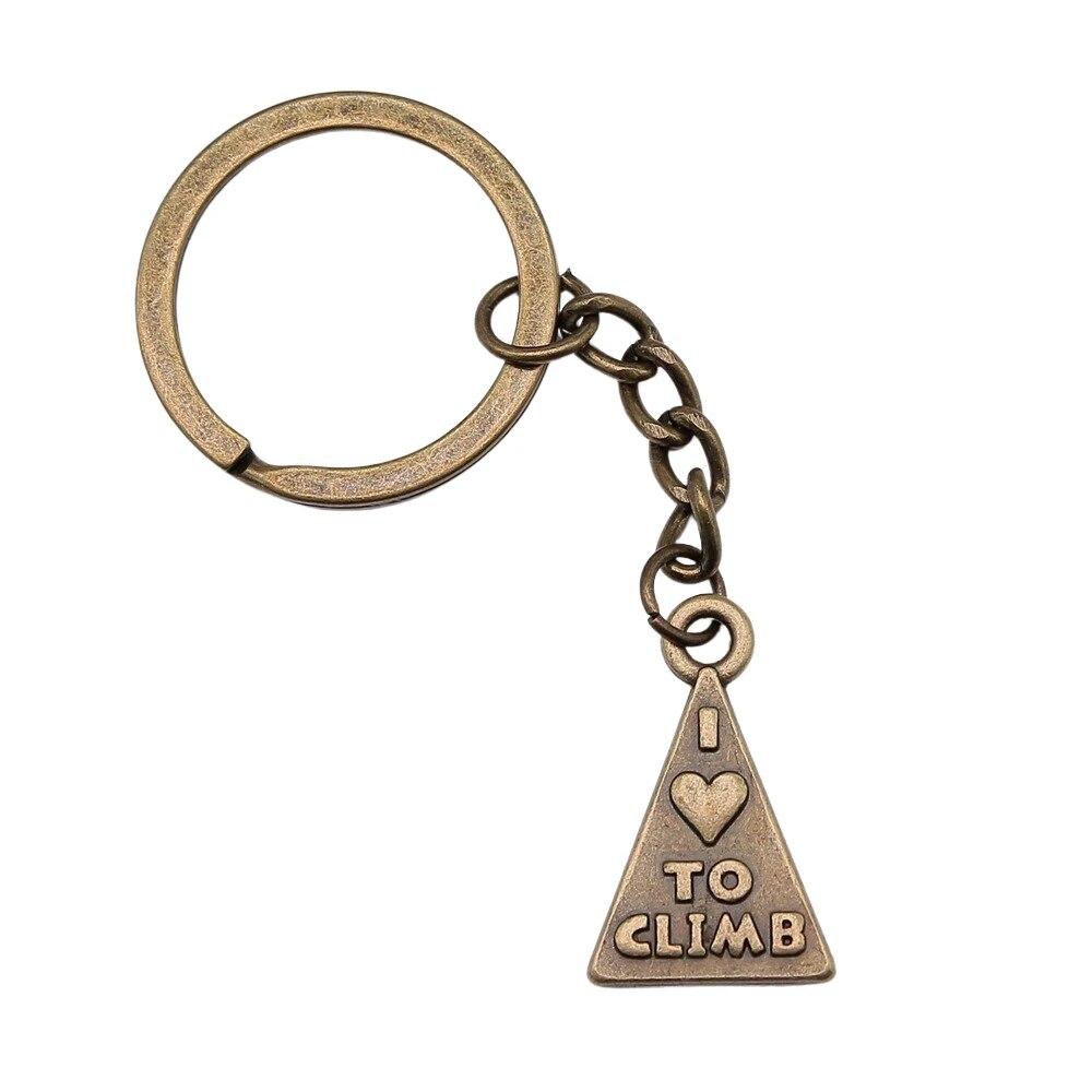 I Love Tags Keychains Decoration Popular Vintage Jewelry Ring Size 28Mm