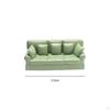 1/64 Mini Ornaments Furniture Miniature Resin Sofa Model Realistic Shape Accessories for Playhouses,