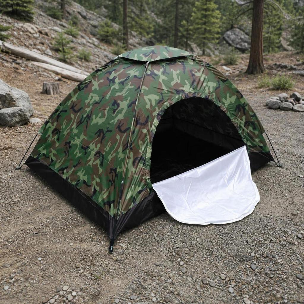 Tent Single-Layer Shelter Portable for Hikers