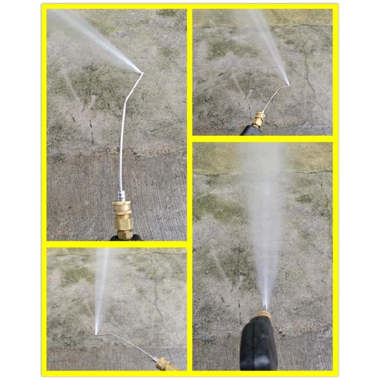 4Pcs All Metal High Pressure Cleaning Needle Perfect For Air Conditioning Removing Stubborn Dirt From Cars And Patios