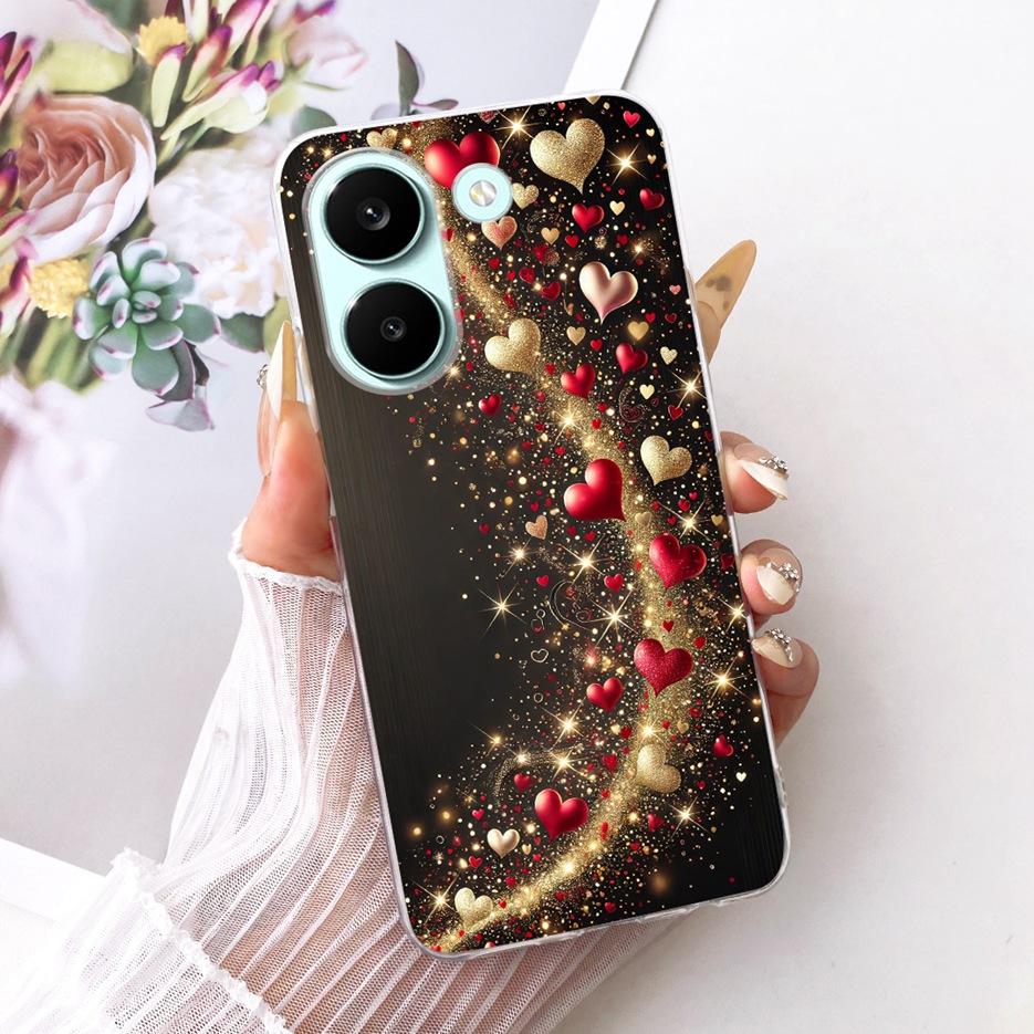 For Xiaomi Poco X8 Pro 5G Case Cute Love Heart Painted Cover Soft Slim Phone Case For Xiaomi Poco X8 Pro Max PocoX8 Pro 5G Shell
