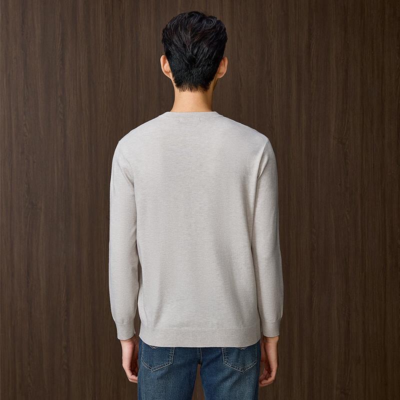 HLA Men's Chic Ageless Business Casual Long Sleeve Knit Sweater