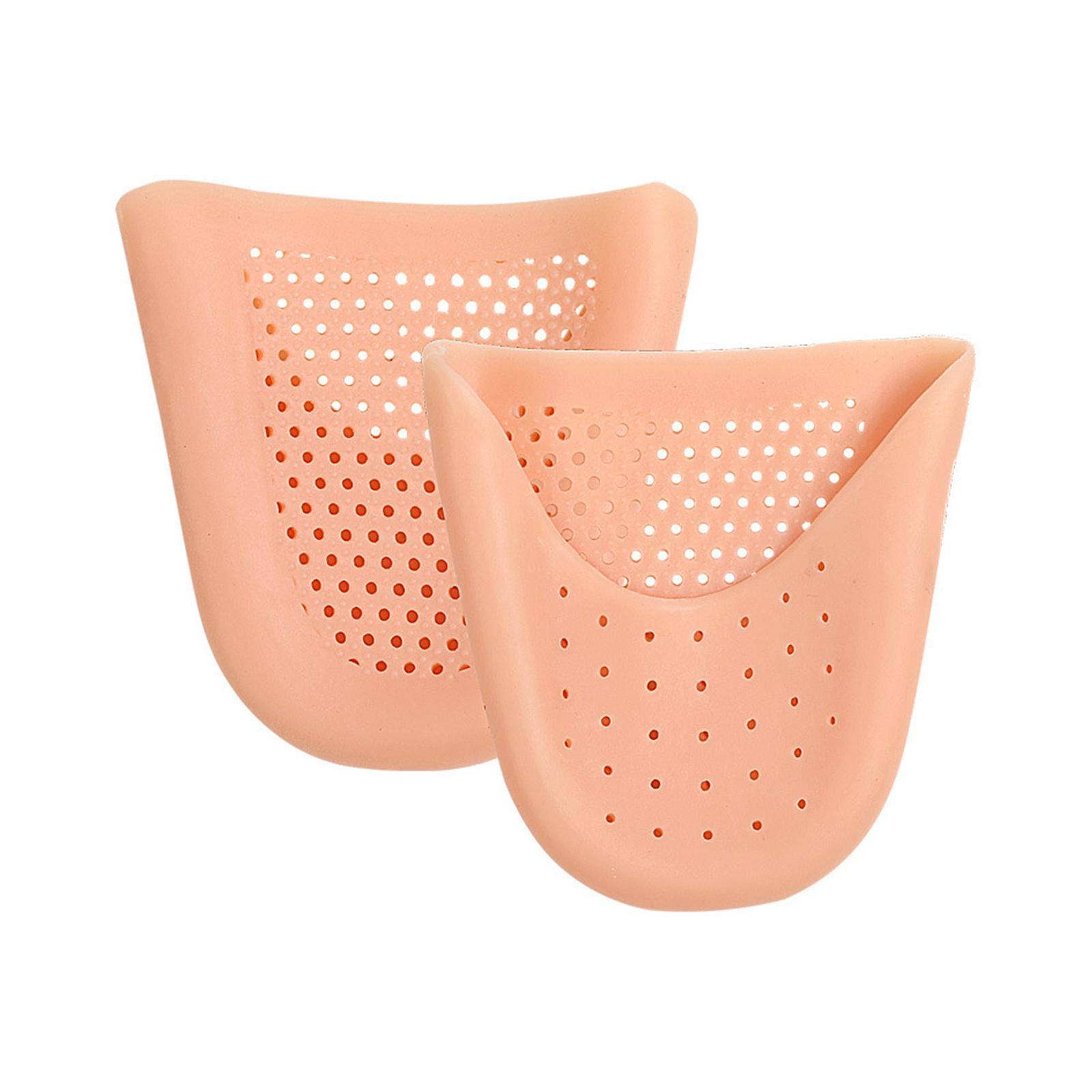 Toe Cover Toe Protectors Silicone Toe Pouches Gel Pads Pointe Shoes Protectors Gel Sock Pads Ballet Dance Toe Caps телесный