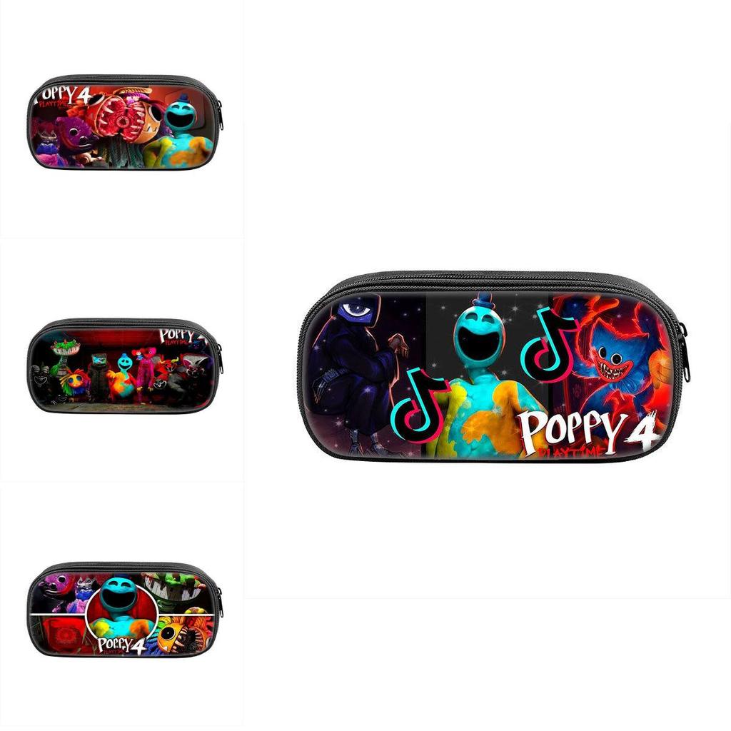 Poppy Playtime Herní postavy Potisk Jednovrstvá taška na uložení psacích potřeb Pro studenty a teenagery