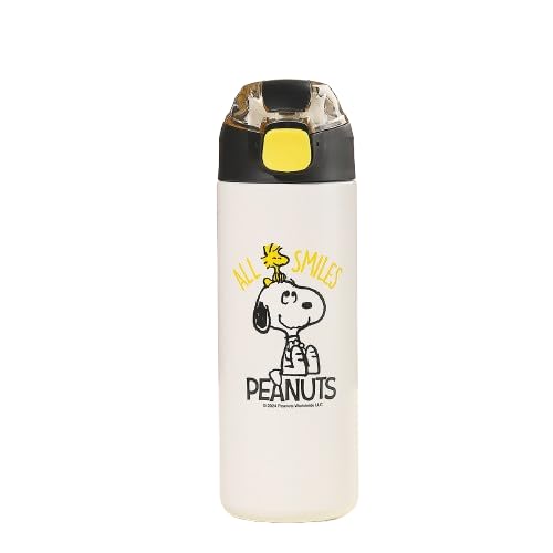 316 Stainless Steel Thermos Water Bottle, Direct Drinking, Leak-Resistant, One-Touch Operation, Large Capacity, Keeps Water Cold or Hot, Cute, Easy To