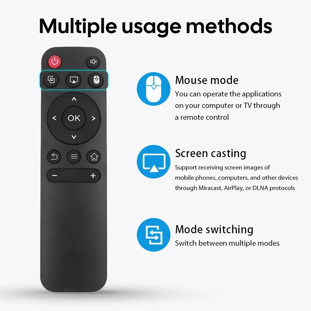 HY300 PRO Remote Control Compatible With HY300 PRO and HY320 MINI Projector Replacement Remote