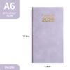 2026 English A6 Weekly Planner - Portable Pocket Diary & 365-Day Efficiency Notebook