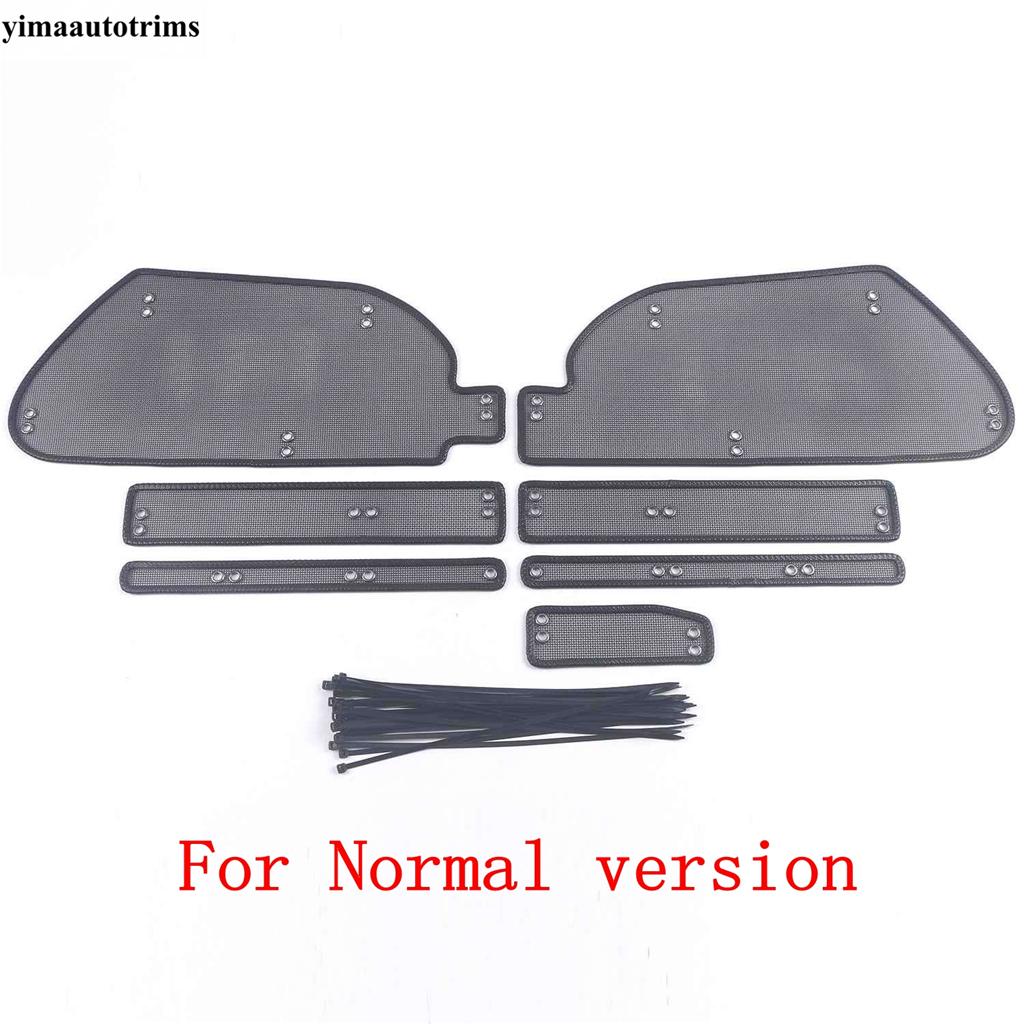 

Для Toyota Highlander / Kluger - 2024 Автомобильная передняя решетка и т. Д. Сетчатый экранирующий комплект для защиты от попадания влаги Внешние аксессуары For Normal version