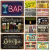 Vintage Tin Sign Home Decor Items Wall Decor Art Wall Mural Room Decoration Items Decor Men Retro Metal Sign Plate Bar Posters