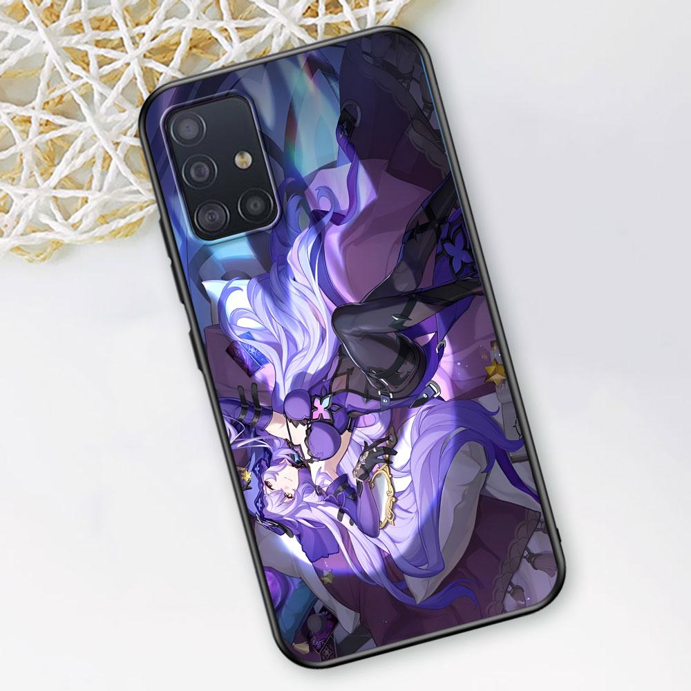 Black Swan Honkai Star Rail Dan Heng Case for Samsung Galaxy A53 A14 A12 A54 A24 A22 A41 A52 A21s A22 A31 A33 TPU Phone Cover