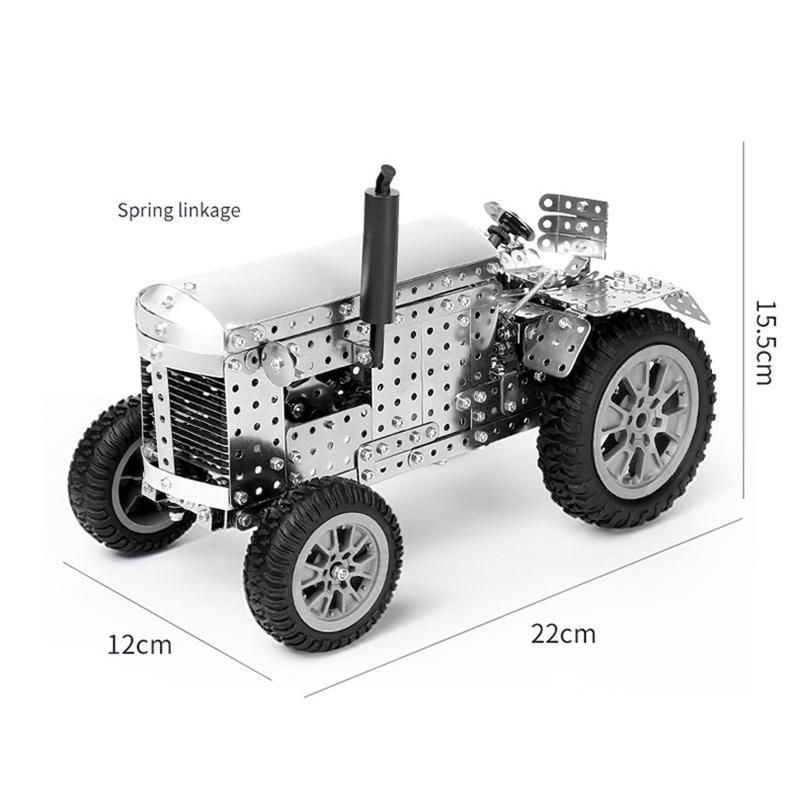 Adult Power Mechanical Assembly Building Block Boy Difficult Screw Nut Manual Assembly Motorcycle Model Metal Toy Gift