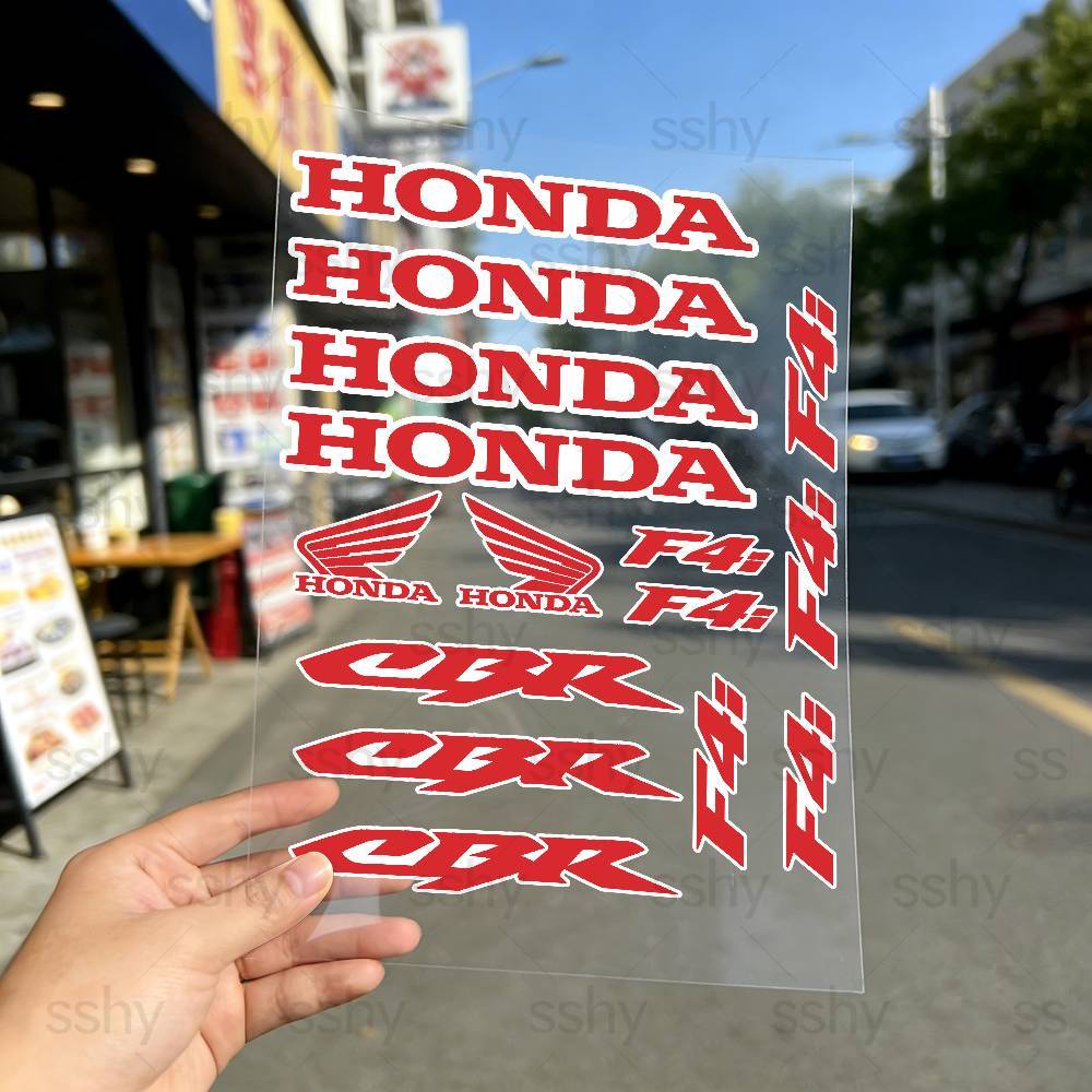 For HONDA CBR F4i 18 colors Motorcycle Reflective Stickers Waterproof Decals for Helmet Scooter Fuel Tank Toolbox Racing ZP8 vhbm0
