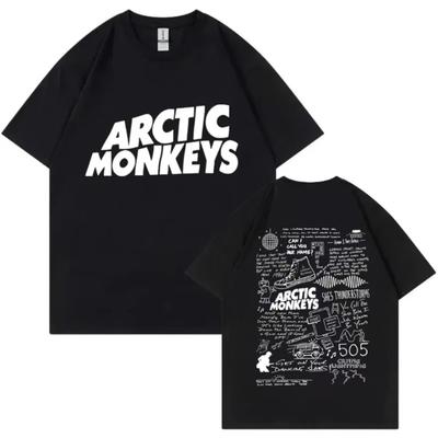 Ribotos „Arctic Monkeys Band“ turo albumų kolekcijos marškinėliai vyrams Moteriški marškinėliai, medvilniniai, dideli marškinėliai