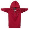 Men Hooded Long Sleeve T-Shirt Casual Loose Hoodie for Men's Plus Size M-6XL