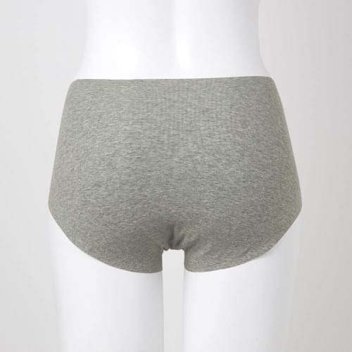 Gunze Inkontinenzhosen (Kompatibel mit Saugbinden, geringe Blutung) Selfair Damen Shorts, Grau Moch, Größe L