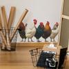 Personalized Simulation Rooster Flock Kitchen and Dining Room Wall Decoration and Beautification Stickers