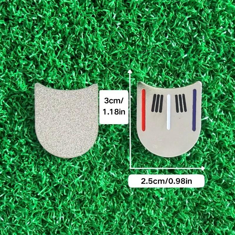 Golf Ball Marker Cap Clip Universal Hat Fit Practical Putting Alignment Aiming Tool Hat Clip for Enhanced Golf Performance