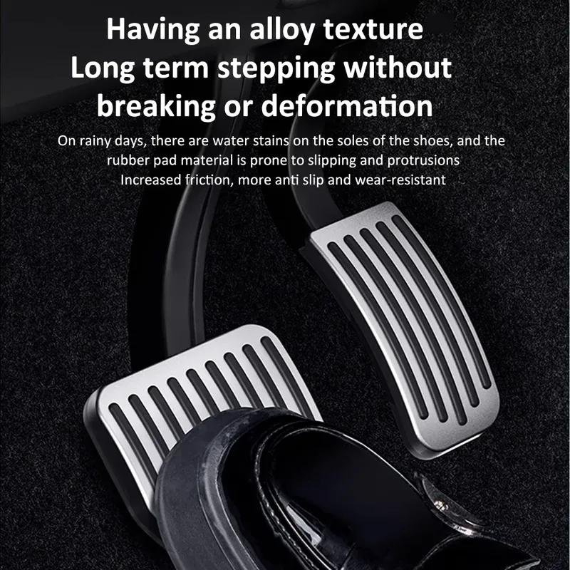 Car Foot Pedals for Land Rover Range Rover Sport L494 2013~2022 No Drilling Rest Accelerator Cover Alloy Tray Interior Acessorie