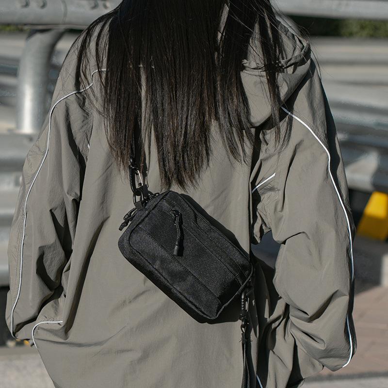 Crossbody Bag Women's Simple Casual Outdoor Lightweight Trendy Shoulder Bag Men's Tooling Commuter Mobile Phone Bag