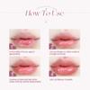 FLORTTE Chu Jelly Rossetto Floria First Kiss Love Series Penna Specchio Acqua Luce Smalto per labbra Acqua idratante Donna Cosmetici di bellezza
