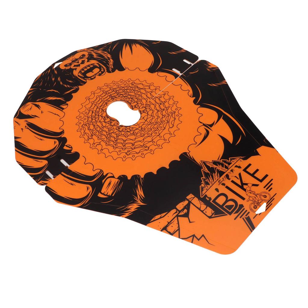 2 Τεμ. Κάλυμμα Πλυσίματος Ποδηλάτου PP Πρόληψη Λεκέδων Λαδιού Αντοχή στη Φθορά Κάλυμμα Δισκόφρενου Τροχού για Βουνό