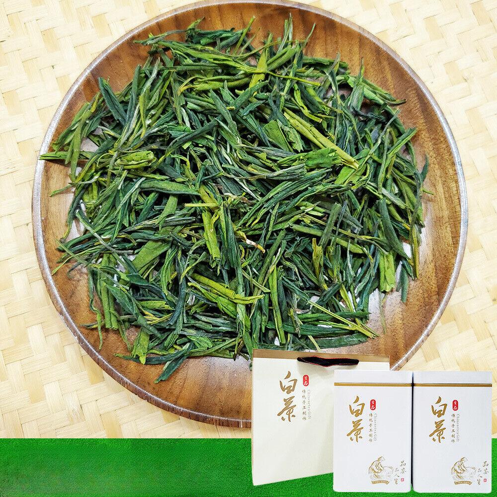 2023 New Tea White Tea Green Tea Mao Feng Type White Leaf Tea Tin 500g/1,1lb