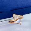 Gold Fan-Shaped Ring for Women: Pure Silver with White Mother-of-Pearl & Red Agate Skirt Design