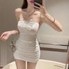 Pure desire Spice Girl sexy off-the-shoulder tube top and hip skirt summer new fashion three-dimensional bow super fairy dress