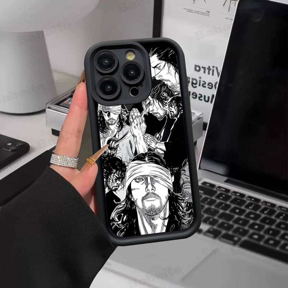 

Anime Vagabond Phone Case For IPhone 17 16 15 14 13 12 11 Pro Max Mini Plus Soft TPU Back Cover iPhone 17 Pro