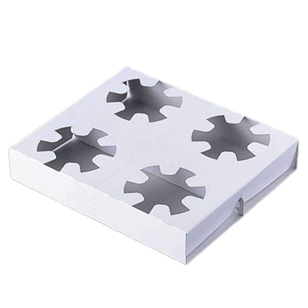 Endo Shoji TKG Cup Holder, Paper, Length X Width X Height (mm) 173 X 200 X 36, Weight 1630g, Essential for Events and Takeout, Commercial Use,