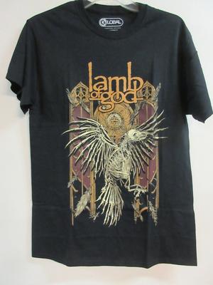 LAMB OF GOD OFICJALNY MERCH CROW 2022 ZESPÓŁ KONCERT MUZYKA ŚREDNI Unisex Koszulka