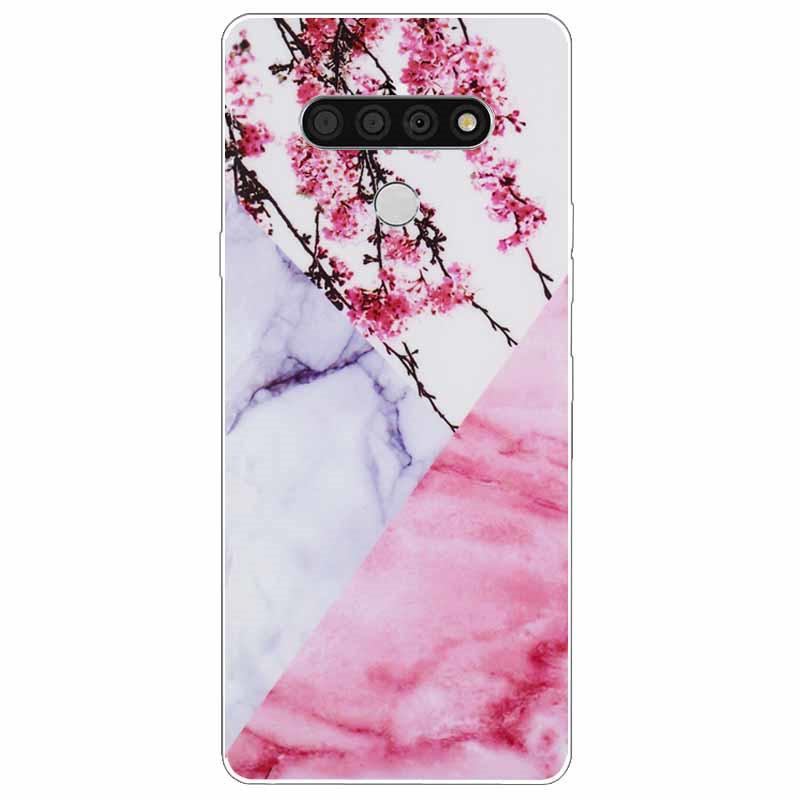 Soft Print Cover For LG K51 K61 V50 V60 Thinq Case Cute Cat Silicone Coque for LG K61 V50 Thinq Cases K 61 Shockproof Shell Bag