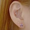 [1+1] 14K Gold Filled Pin Shari Flower Piercing (Single Side Sold)