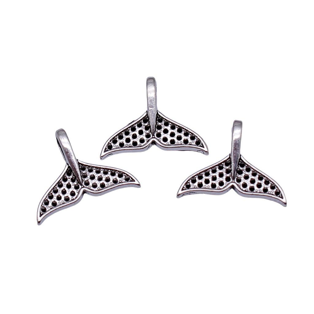 Mermaid Tail Charms Alloy Pendants For Ocean Themed Jewelry Making